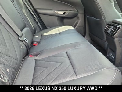 2026 Lexus NX LUXURY AWD
