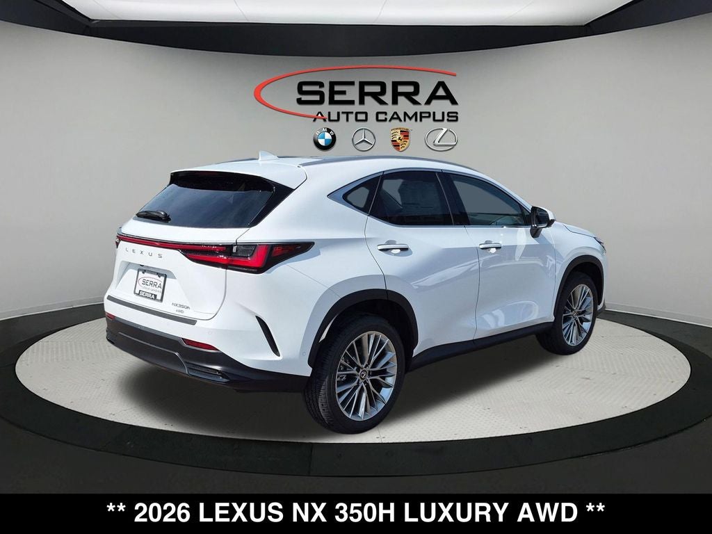 2026 Lexus NX 350h Luxury