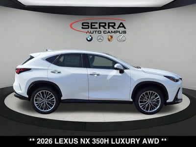 2026 Lexus NX 350h Luxury