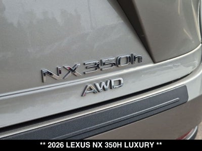 2026 Lexus NX LUXURY AWD