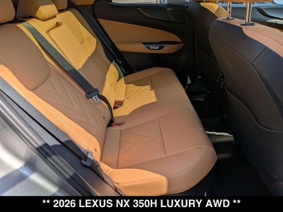 2026 Lexus NX 350h Luxury