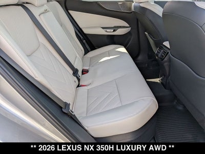 2026 Lexus NX LUXURY AWD