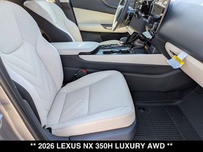 2026 Lexus NX LUXURY AWD
