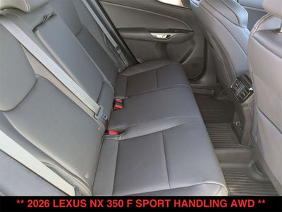 2026 Lexus NX F SPORT HANDLING AWD