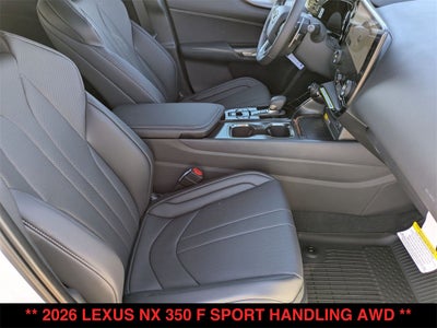 2026 Lexus NX F SPORT HANDLING AWD