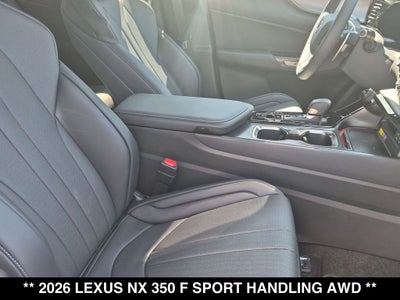 2026 Lexus NX F SPORT HANDLING AWD