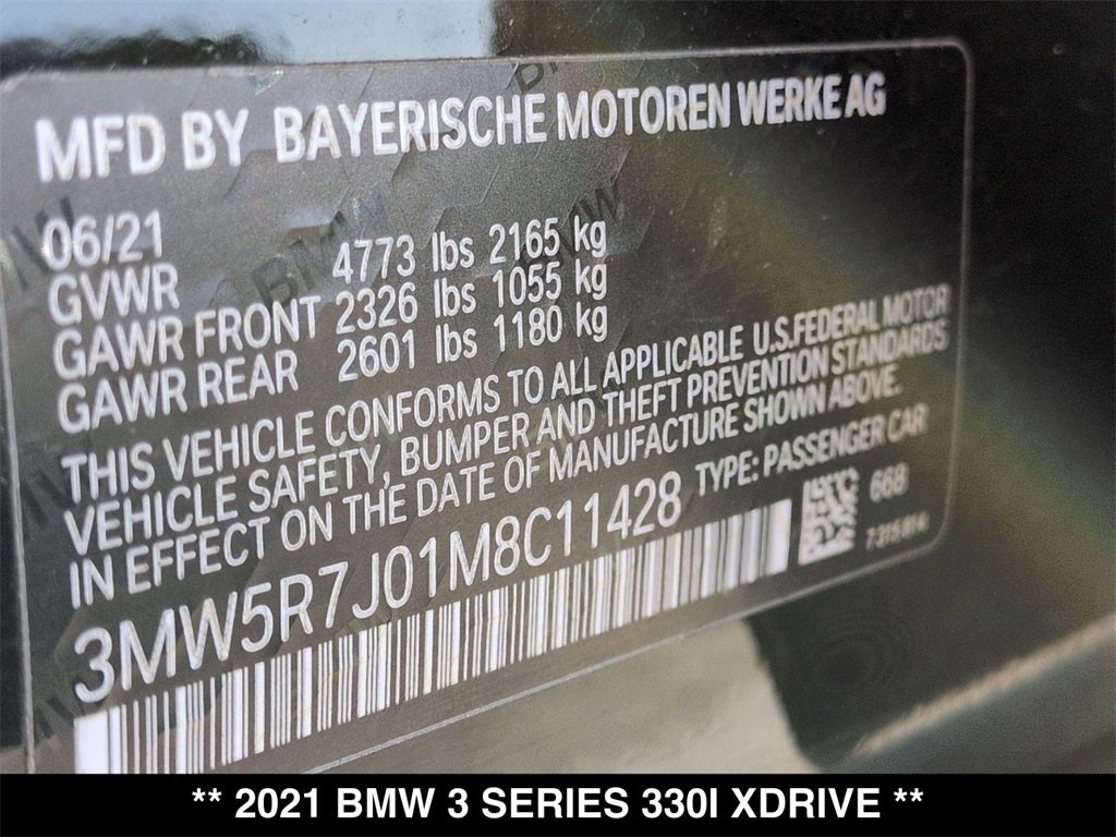 2021 BMW 3 Series 330i xDrive