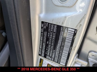 2018 Mercedes-Benz GLE GLE 350 Base