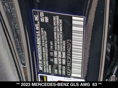 2023 Mercedes-Benz GLS GLS 63 AMG® 4MATIC®