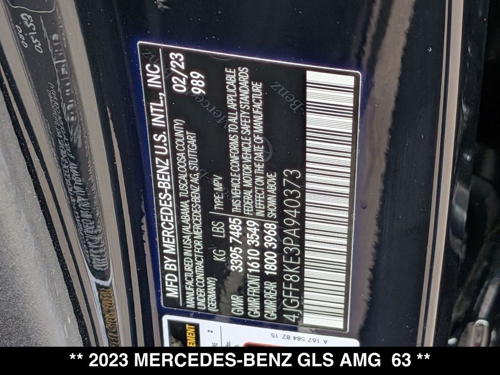 2023 Mercedes-Benz GLS GLS 63 AMG® 4MATIC®