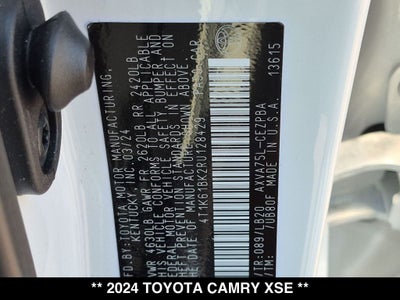 2024 Toyota Camry XSE