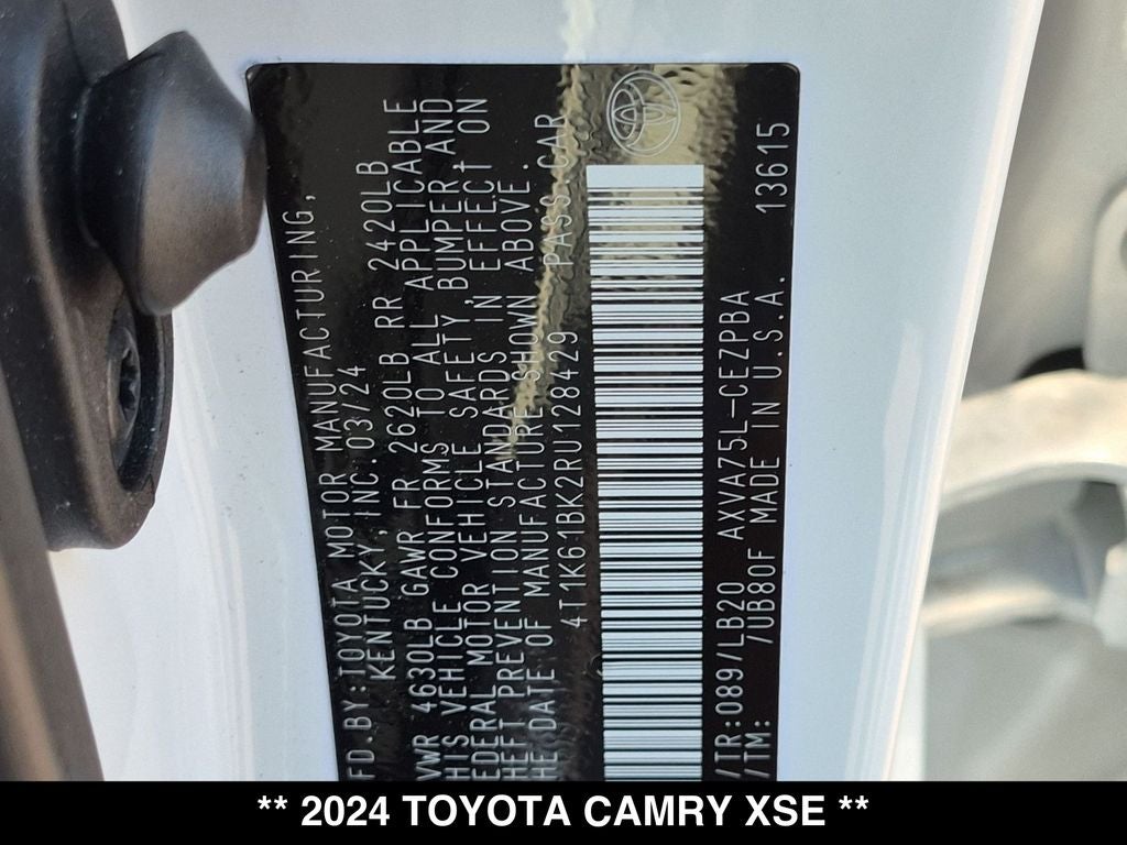 2024 Toyota Camry XSE