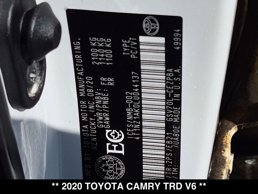 2020 Toyota Camry TRD V6