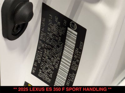 2025 Lexus ES F SPORT HANDLING