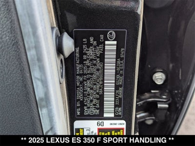 2025 Lexus ES F SPORT HANDLING