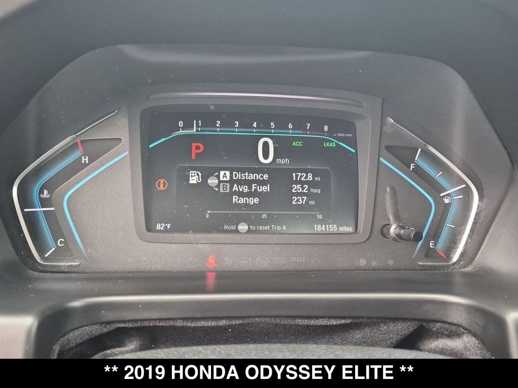 2019 Honda Odyssey Elite