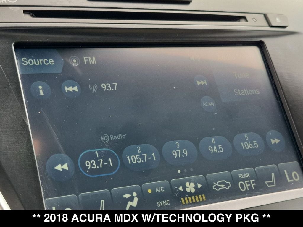 2018 Acura MDX 3.5L SH-AWD w/Technology Package