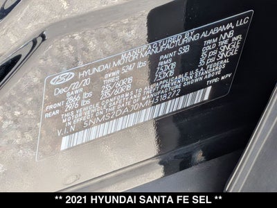 2021 Hyundai Santa Fe SEL