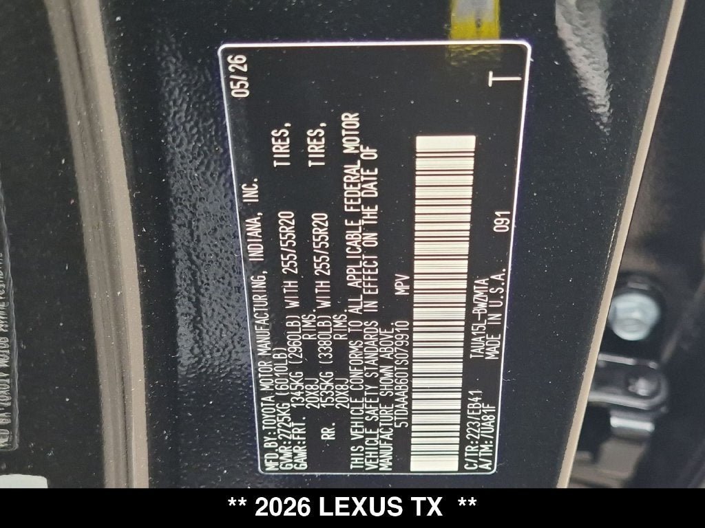 2026 Lexus TX PREMIUM AWD