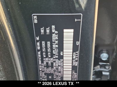 2026 Lexus TX LUXURY AWD