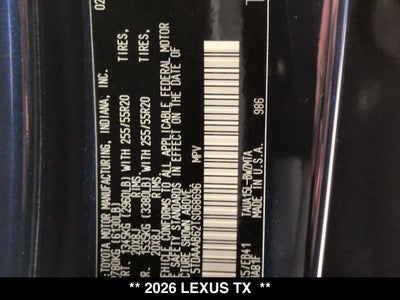 2026 Lexus TX PREMIUM AWD