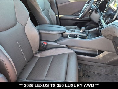 2026 Lexus TX LUXURY AWD