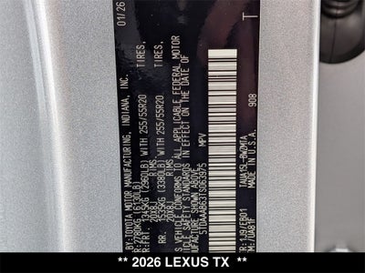 2026 Lexus TX PREMIUM AWD