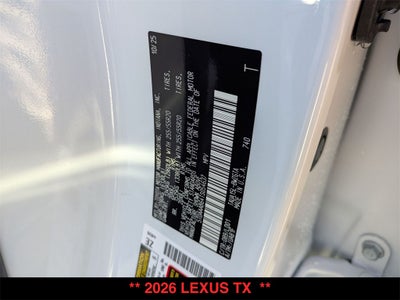 2026 Lexus TX LUXURY AWD