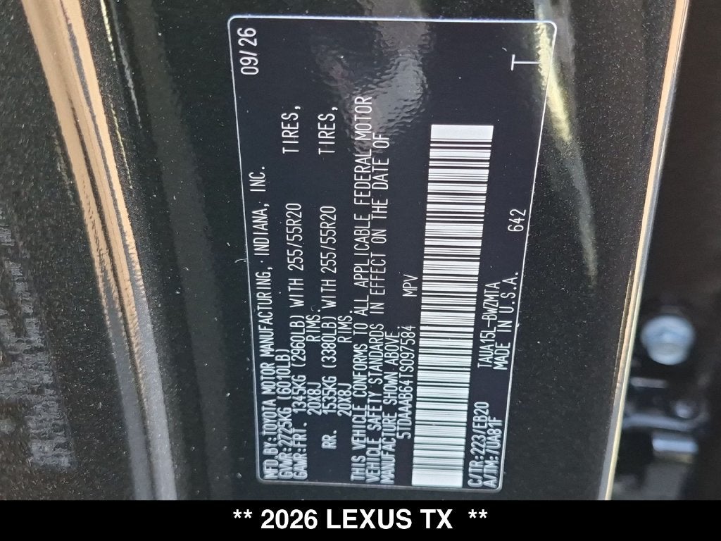 2026 Lexus TX PREMIUM AWD