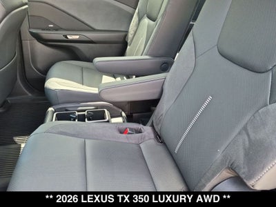 2026 Lexus TX LUXURY AWD