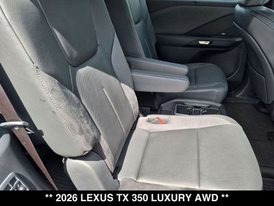 2026 Lexus TX LUXURY AWD