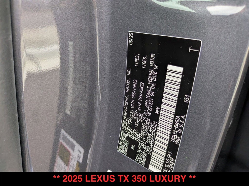 2025 Lexus TX LUXURY AWD