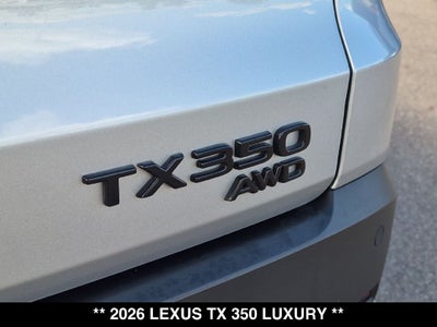 2026 Lexus TX LUXURY AWD