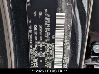 2026 Lexus TX PREMIUM AWD
