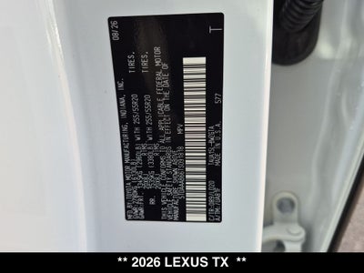 2026 Lexus TX LUXURY AWD