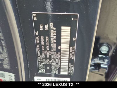 2026 Lexus TX LUXURY AWD