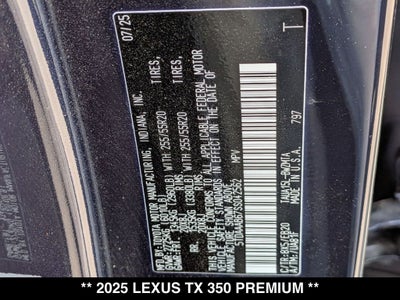 2025 Lexus TX PREMIUM AWD