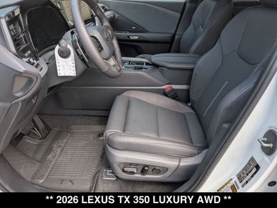 2026 Lexus TX 350 Luxury
