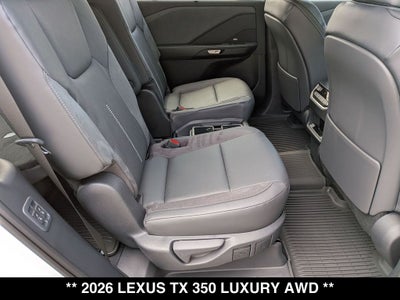 2026 Lexus TX 350 Luxury