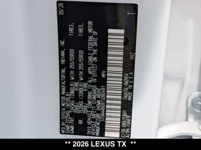 2026 Lexus TX PREMIUM AWD