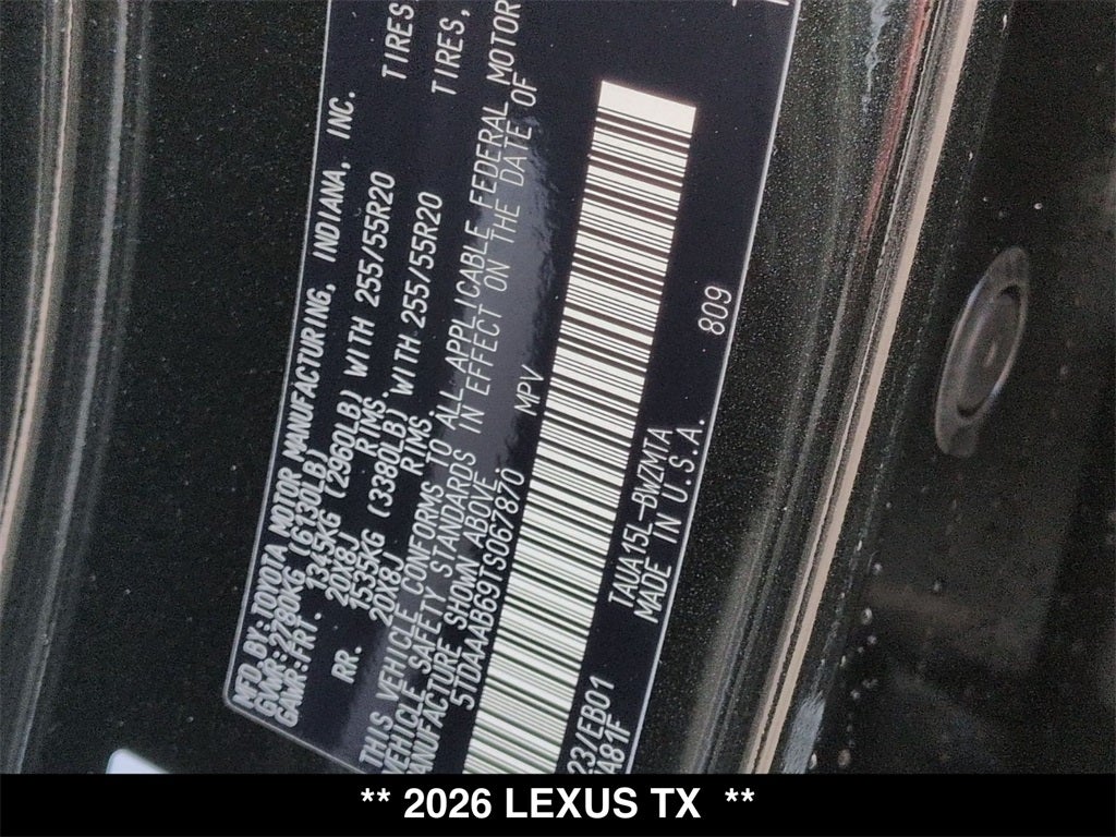 2026 Lexus TX PREMIUM AWD