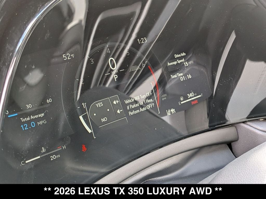 2026 Lexus TX 350 Luxury