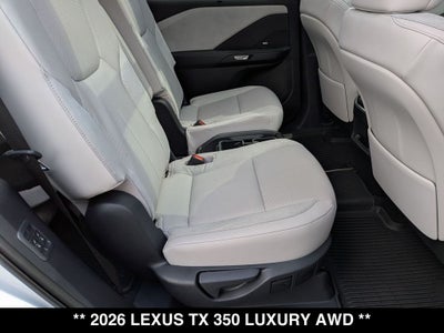 2026 Lexus TX 350 Luxury