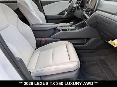 2026 Lexus TX 350 Luxury