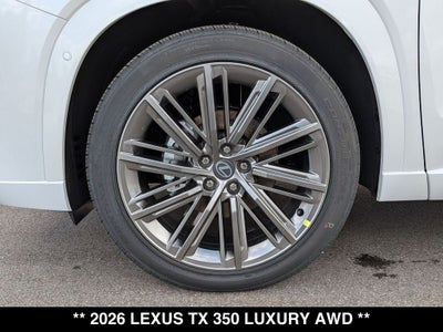 2026 Lexus TX 350 Luxury