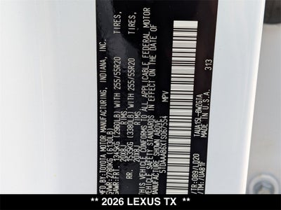 2026 Lexus TX LUXURY AWD