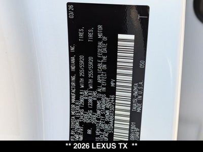 2026 Lexus TX 350 Premium