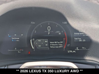 2026 Lexus TX LUXURY AWD