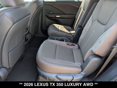 2026 Lexus TX LUXURY AWD