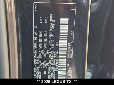 2026 Lexus TX 500h F SPORT Performance Premium